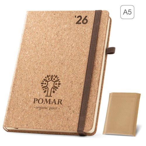 Agenda diária personalizada para brindes