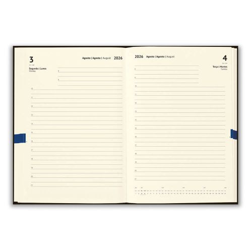 Agenda diária personalizada para brindes