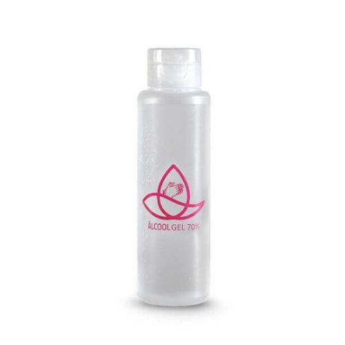álcool Gel 70% antisséptico 100ml personalizado para brindes