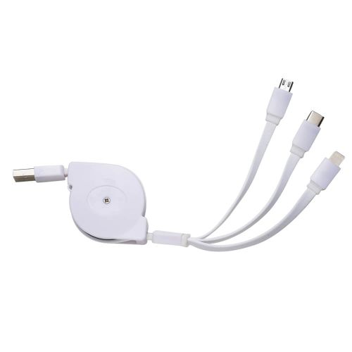 Cabo USB Universal Retrátil 338