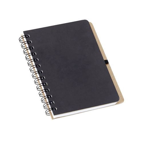caderneta formato b6 com capa dura papel Kraft colorido personalizada para brindes 14838