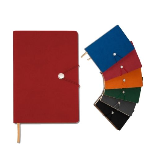 Caderneta Tipo Moleskine com Fecho 18519
