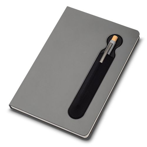 Caderno A5 capa dura PU CAD130 personalizado para brindes