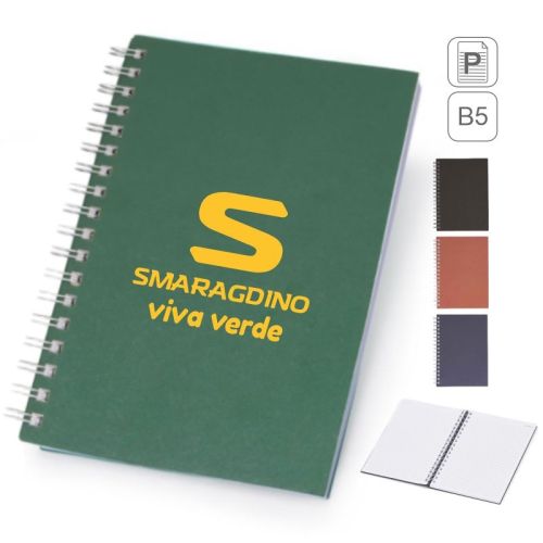 caderno wire-o personalizado cad330