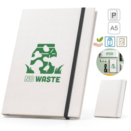 Caderno A5 personalizado 93271 Milky 