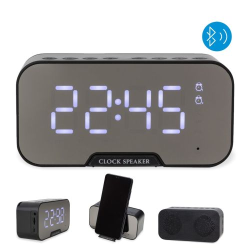 Caixa de Som Bluetooth despertador personalizada