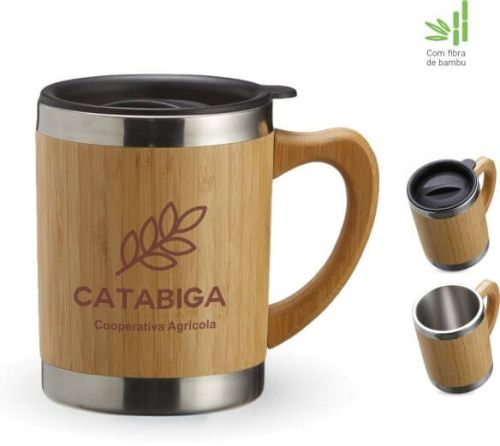Caneca Bambu personalizada
