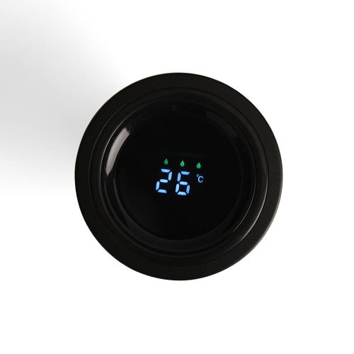Caneca térmica com infusor e termômetro LED Personalizada