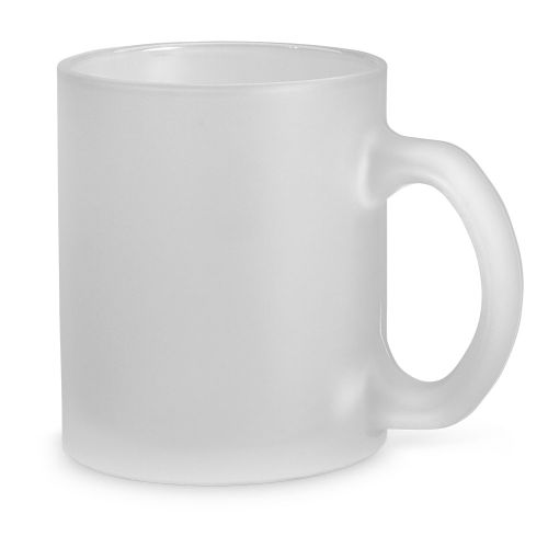 Caneca de vidro fosco  340ml  personalizada para brindes Kenny 94768