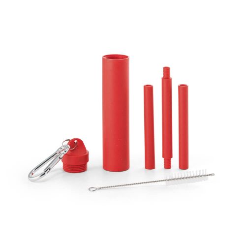 Kit Canudo Fibra de bambu Personalizado Lynne