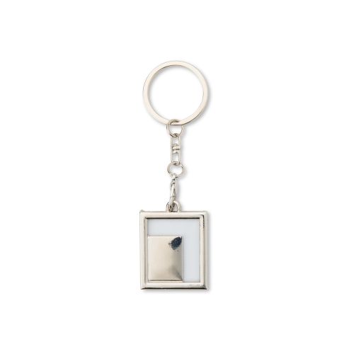 Chaveiro porta-foto inox 18826