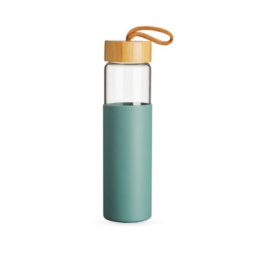 garrafa de Vidro personalizada verde