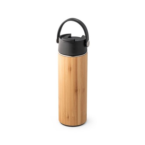 Garrafa Squeeze bambu personalizada para brindes