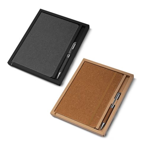 kit caderno e caneta personalizado cad180