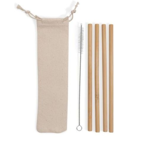 Kit Canudos de Bambu BG072