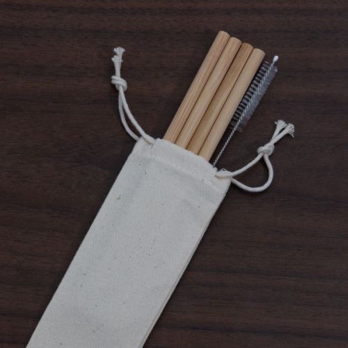 Kit Canudos de Bambu BG072