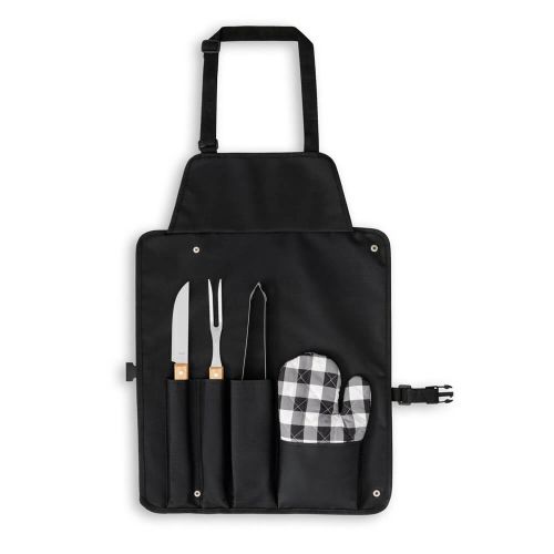 Kit Churrasco 4 Peças com estojo avental personalizado para brindes 94112 Champ