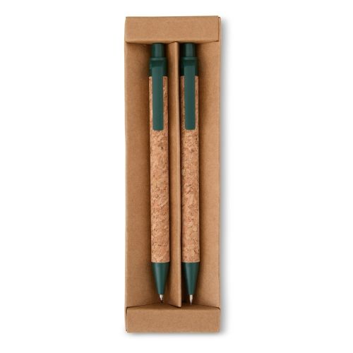 Kit ecológico caneta e lapiseira cortiça 06083