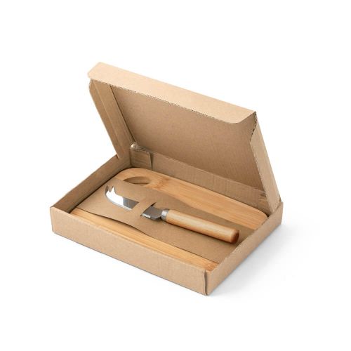 kit queijos bambu personalizado para brindes 94028 Cappero