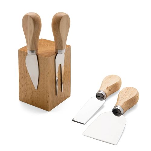 Kit queijo bambu personalizado
