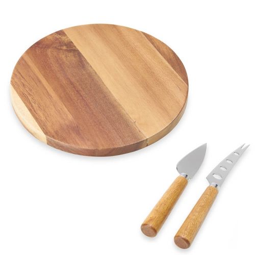 Kit Queijo madeira personalizado