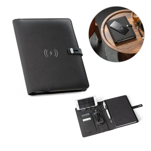 Pasta wireless rPET personalizada para brindes 93581 EMERGE
